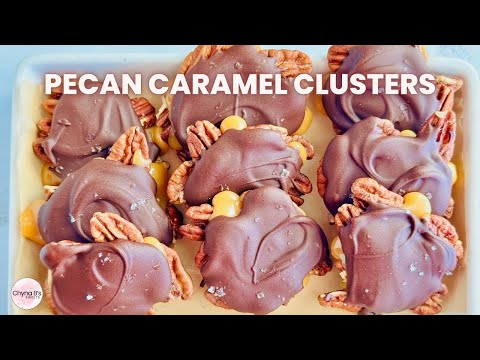Easy No-Bake Pecan Caramel Clusters (Turtles-Inspired) | Quick Chocolate Dessert Recipe