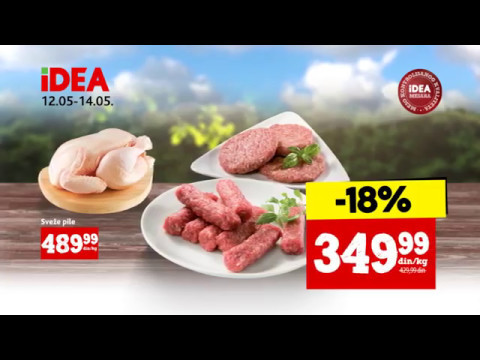 IDEA vikend akcija 12. - 14.05.2017.