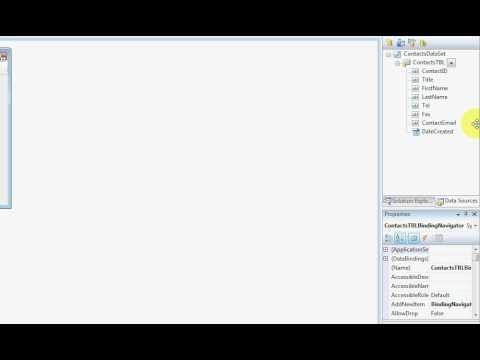 VB.NET Tutorial: Working With Data(2) Connect Database to VB.net Project