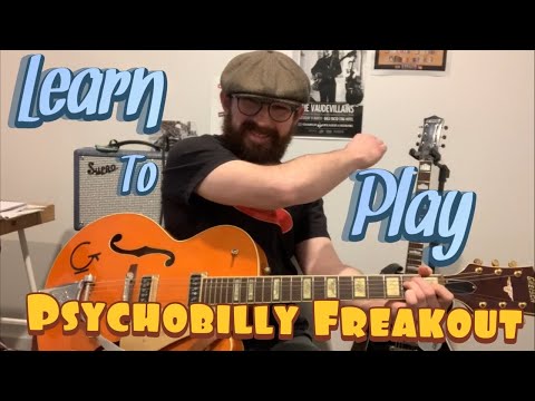 How to play Reverend Horton Heat - Psychobilly Freakout -Guitar Lesson
