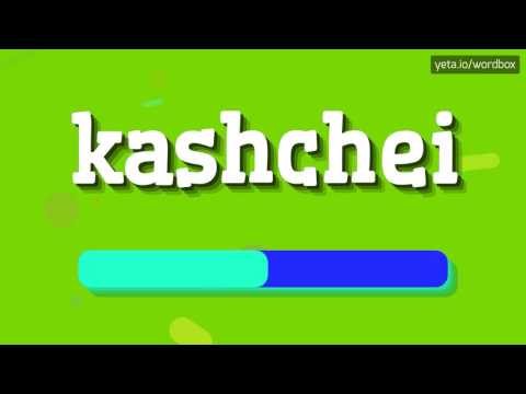 KASHCHEI - HOW TO PRONOUNCE IT!?