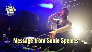 Message from Sonic Species   O Z O R A  One Day in Tokyo