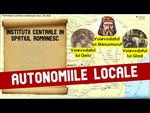 BAC ISTORIE: Autonomiile locale