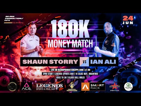Shaun Storry vs Ian Ali - £180,000 Money Match