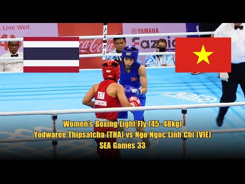 Women’s Boxing LightFly (45–48kg): Yodwaree Thipsatcha (THA) vs Ngo Ngoc Linh Chi (VIE) SEA Games 33