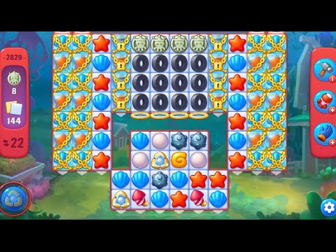 Mobile game: Fishdom - Level 2821, 2822, 2823,…2833