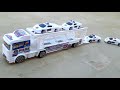 How To Make Truck Trailer Loaded Police Car Car