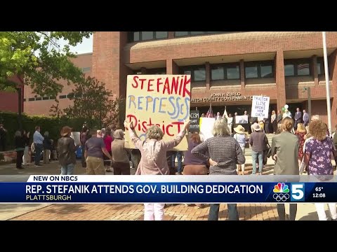 Congresswoman Elise Stefanik met with boos, jeers during visit to Plattsburgh