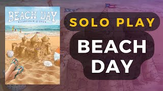 [Kickstarter Preview] Beach Day Board Game Solo Playthrough | DaniCha