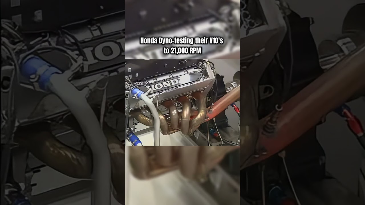 Honda Dyno-testing their V10's to 21,000 RPM 🤤