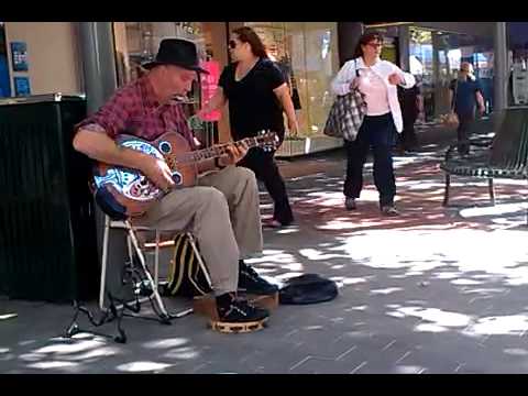 Hobart Mall Busker