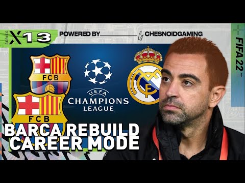 CHAMPIONS LEAGUE QUARTERS vs REAL MADRID!! FIFA 22 | Barcelona Rebuild Career Mode S3 Ep13