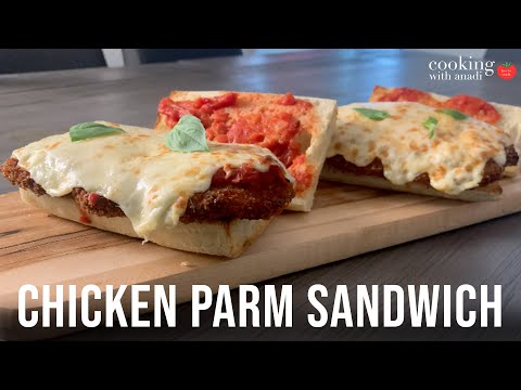 This Cheesy Chicken Parmesan Sandwich Recipe is a WINNER