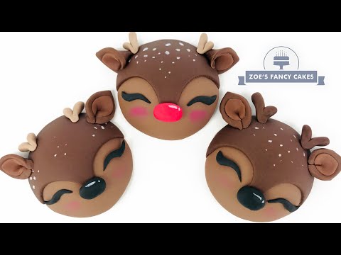 Christmas Reindeer cupcake tutorial