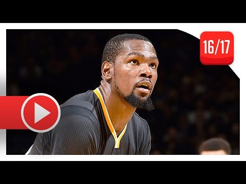 Kevin Durant Full Highlights vs Trail Blazers (2016.12.17) - 34 Pts, 11 Reb, BEAST!