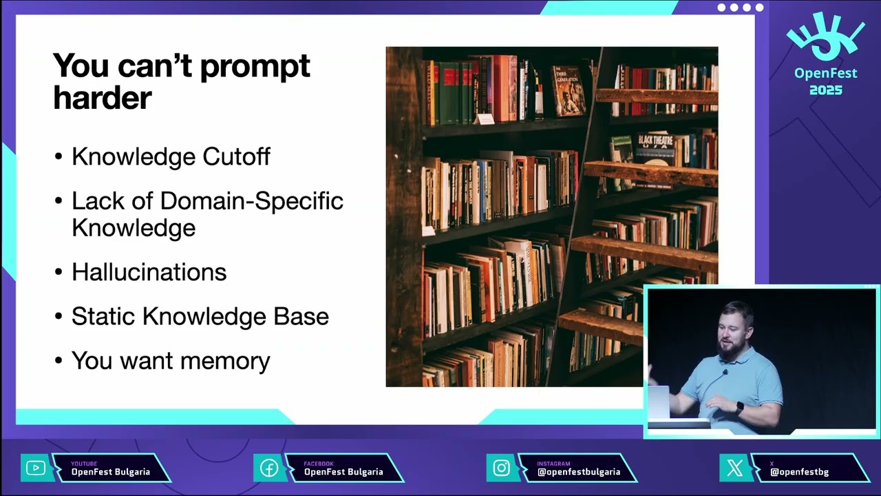 “Make your LLMs smarter with Open Source RAG” – Nikolay Stoitsev