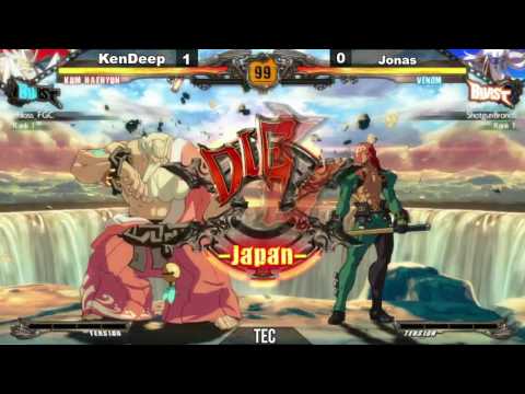 Guilty Gear XRD -Revelator- FT3 RR: KenDeep (Haehyun) vs Jonas (Venom)