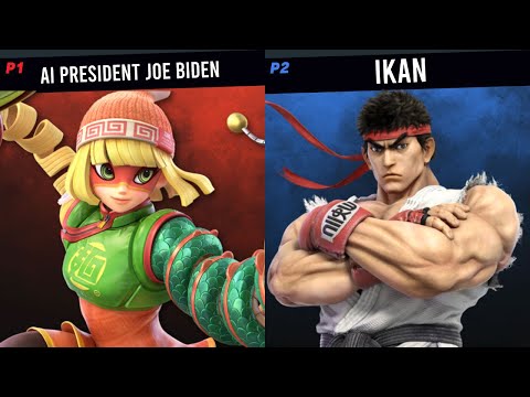 AI President Joe Biden vs Ikan - Winners Round 4 - GSS1 #82 | Min Min vs Ryu