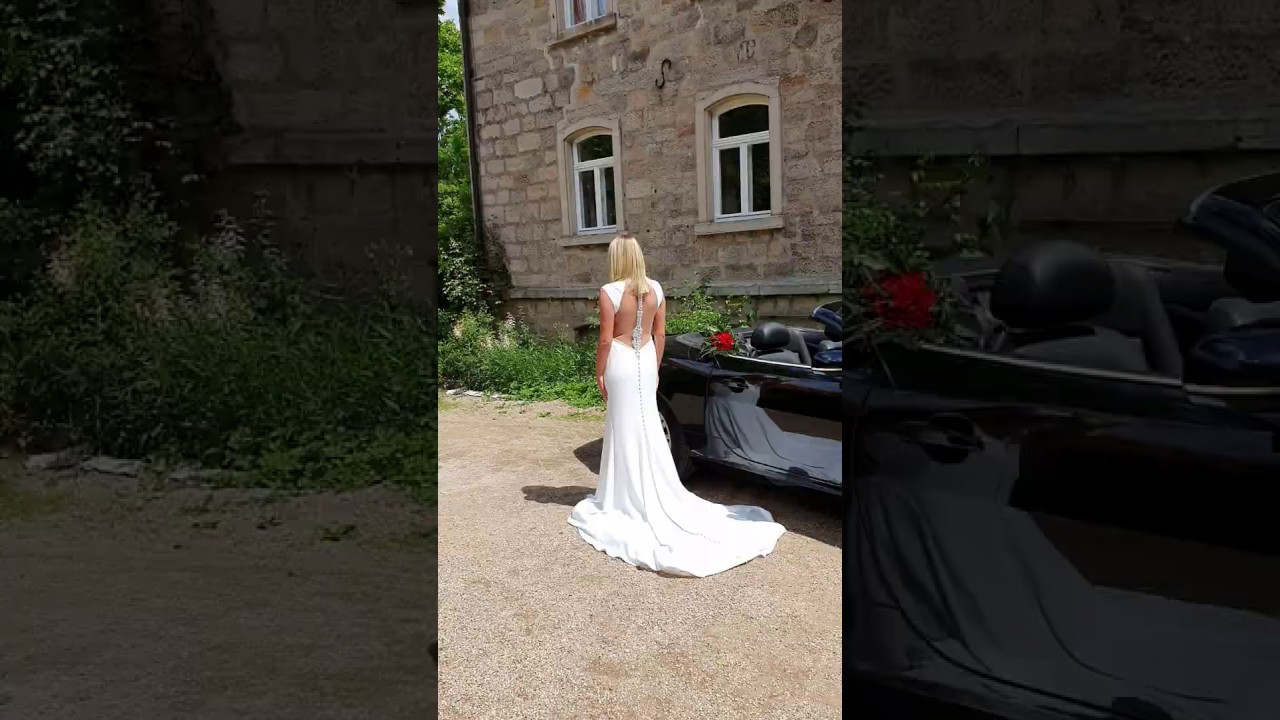 Tiefer Rücken Brautkleid