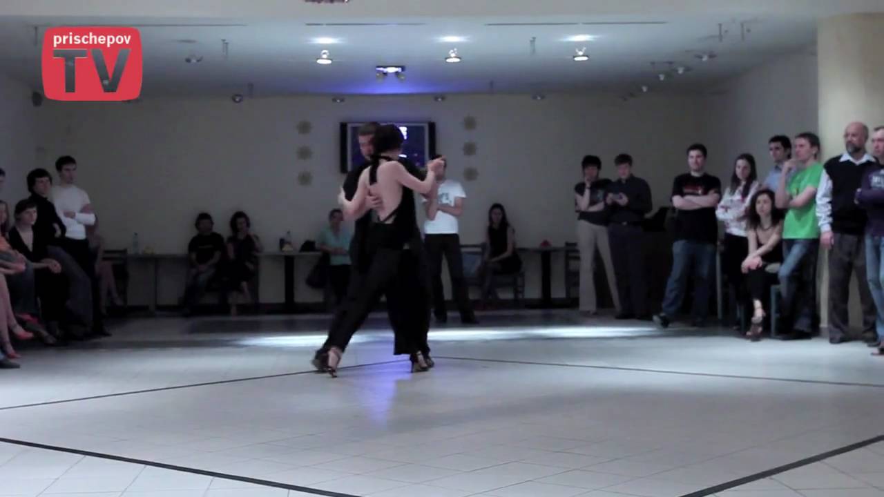 Vlad Chernyakov and Ksenia Chichaeva, Russia, Moscow, Milonga in rest."Le Cafe", 16.01.2010(3)