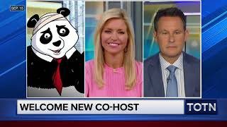 A concussed panda replaces Steve Doocy on Fox &amp; Friends