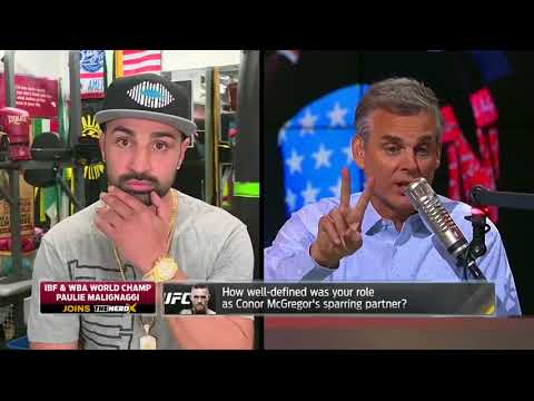 Paulie Malignaggi talks Conor McGregor their sparring sessions