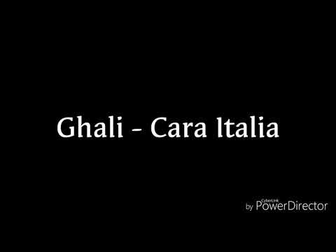 Ghali - Cara Italia (video version) testo