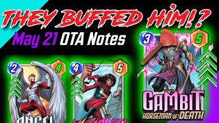 Gambit Horseman of Stupid is FINALLY changed!!! BUT IT'S A BUFF!?!?!? | Marvel Snap OTA Notes