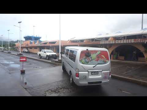 Melville Hall River at airport in Dominica