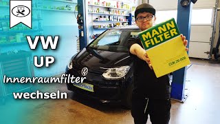 VW UP Innenraumfilter wechseln  change cabin filte