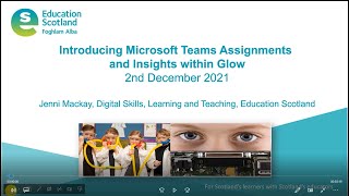 Teams Insights, Grades and Assignments in Glow