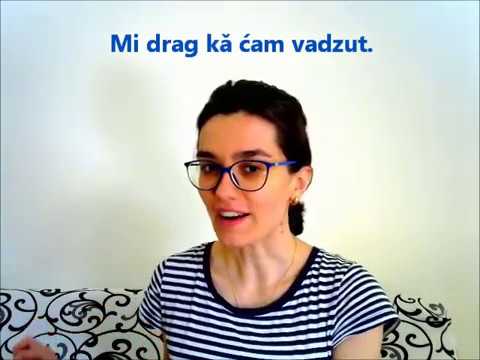 Basics in Vlach 2 - I am glad to see you!