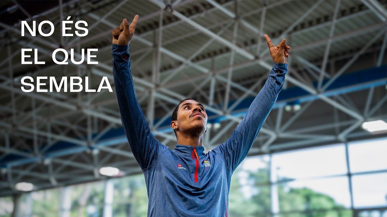 Entrevista en v&iacute;deo a l&rsquo;Edu Uceda, atleta paral&iacute;mpic, mentre realitza un dels seus entrenaments juntament amb en Marcos, el seu guia