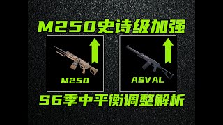 三角洲行动 M250颗秒级爆头加强，ASVAL疑似砖皮铺路！全网最详细季中赛平衡分析！