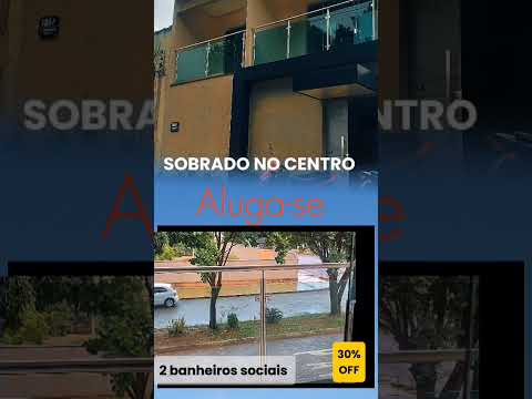 Sobrado para aluguel, em Iporá, Goiás.