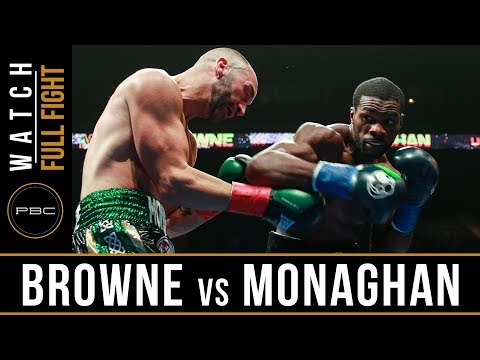 Browne vs Monaghan FULL FIGHT: July 15, 2017 | PBC on FOX