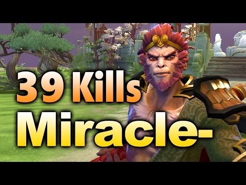 Miracle- Monkey King - 39 KILLS RAMPAGE!!! - Dota 2