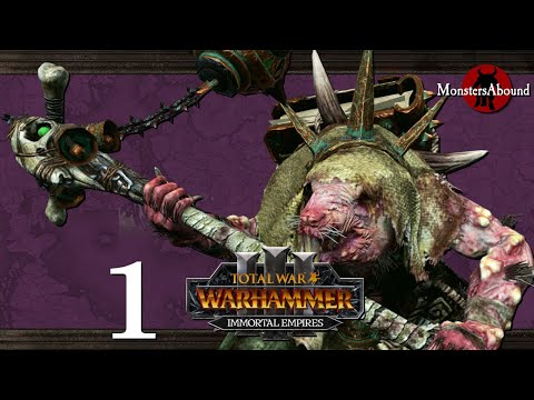 Total War: Warhammer 3 Immortal Empires Campaign -  Clan Pestilens, Lord Skrolk #1