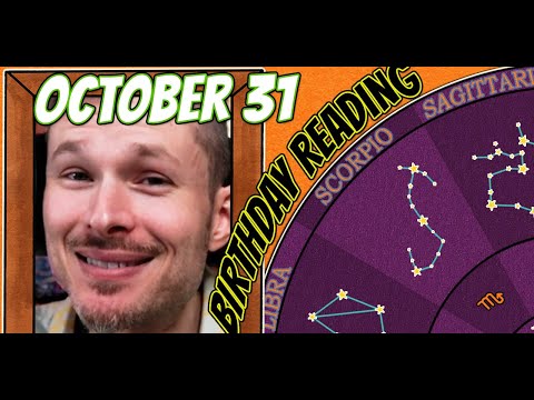 'Secret Language of Birthdays' October 31 Birthday Reading 🎁