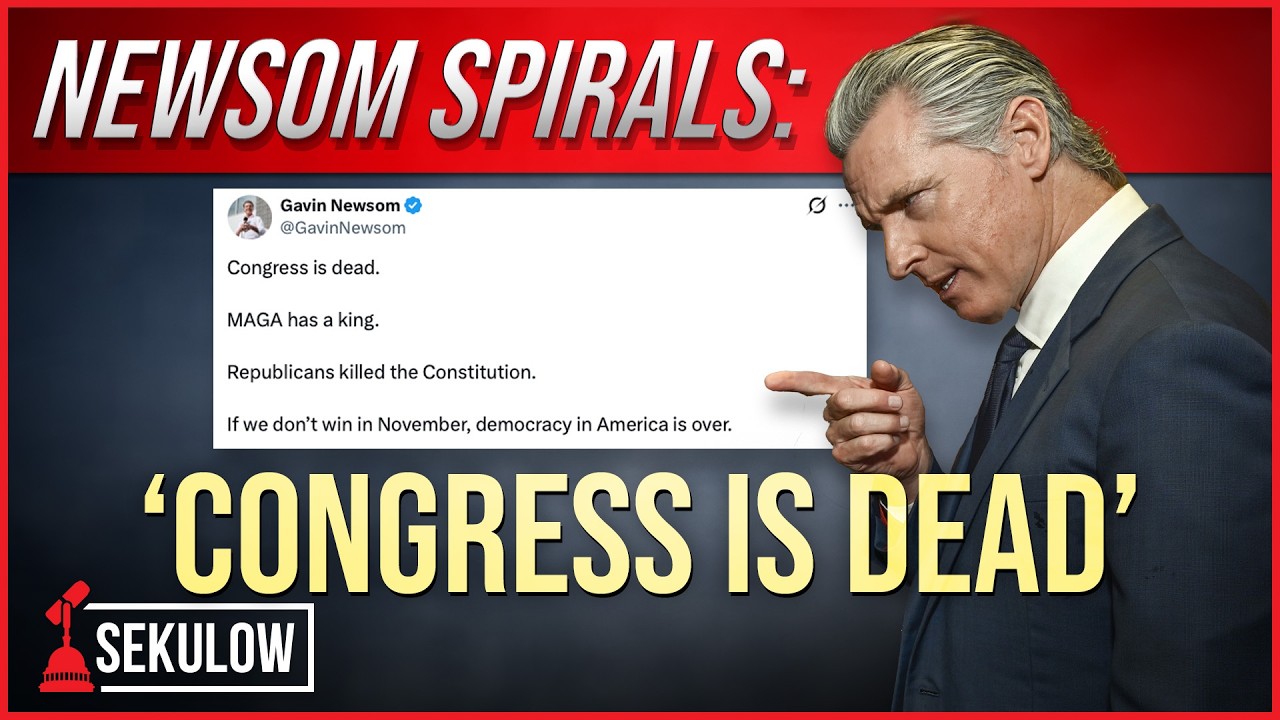 Newsom SPIRALS: ‘Congress is Dead’