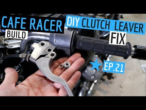 Clutch Lever Fix - DIY Cafe Racer Build ★ Ep.21, Mail Time Video