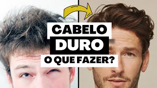 🔴 CABELO DURO MASCULINO - O QUE FAZER | CABELO SECO DICAS | ALEX CURSINO