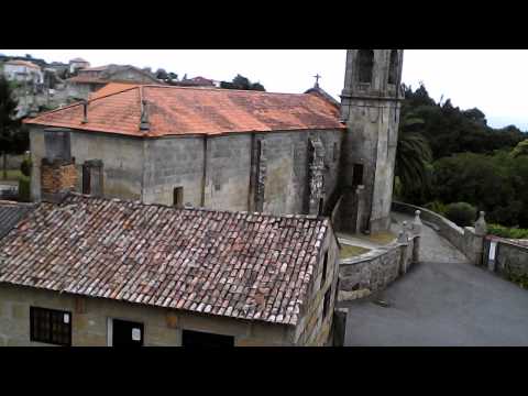 Parroquia de Noalla a vista de drone