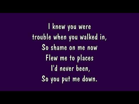 Taylor Swift - I Knew You Were Trouble Lyrics (HD)