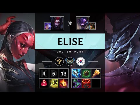 Elise Support vs Alistar - KR Challenger Patch 25.14