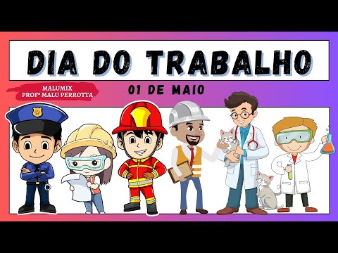 DIA DO TRABALHO | PROFISSÕES | VOCABULÁRIO | EDUCAÇÃO INFANTIL..#1demaio #profissões #diadotrabalho