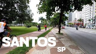 SANTOS / SP - Caminhando pelo Canal 1 ( Av. Sen. Pinheiro Machado ) do começo até a praia . 21/10/26