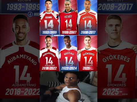 🇸🇪 Viktor Gyökeres has officially taken the iconic number 14 shirt at Arsenal 😍