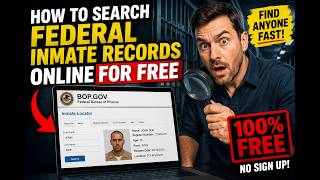 How to search federal inmate records online for free