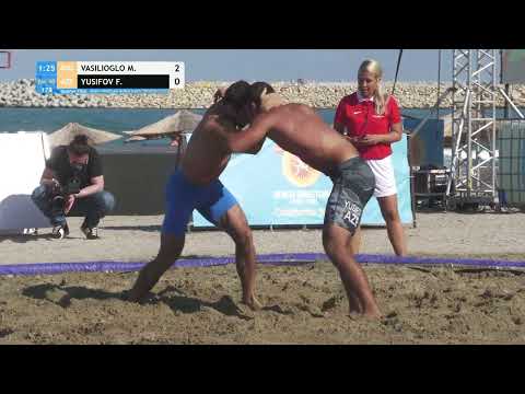 1/4 Men's BW - 80 kg: M. VASILIOGLO (ROU) v. F. YUSIFOV (AZE)
